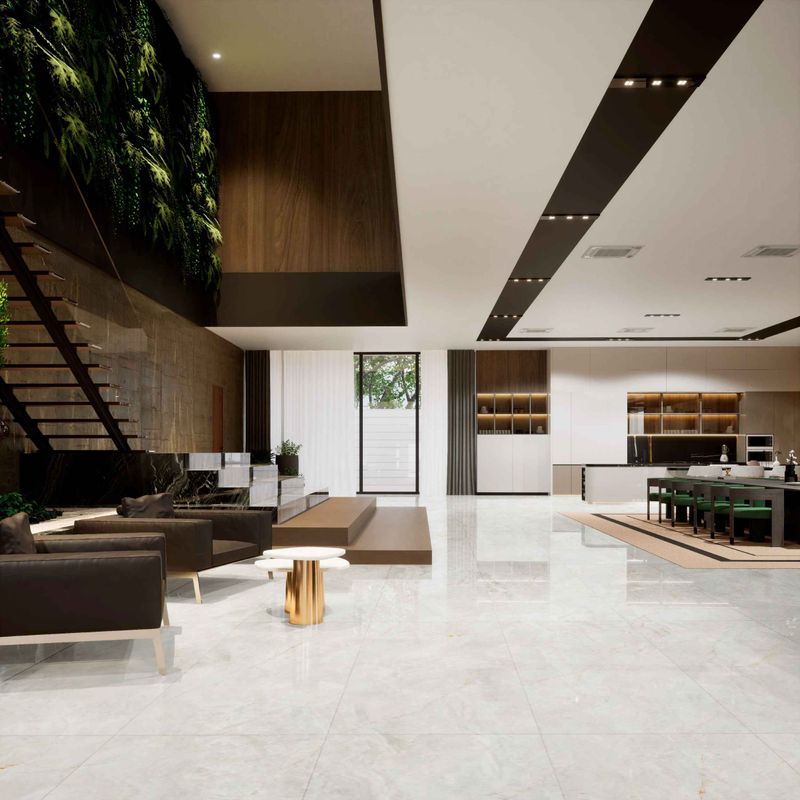 Piso Embramaco P63530 Supra Ônix Bianco Lux Polido Classe A - Retificado 63 x 122 Cm 2,30 m²