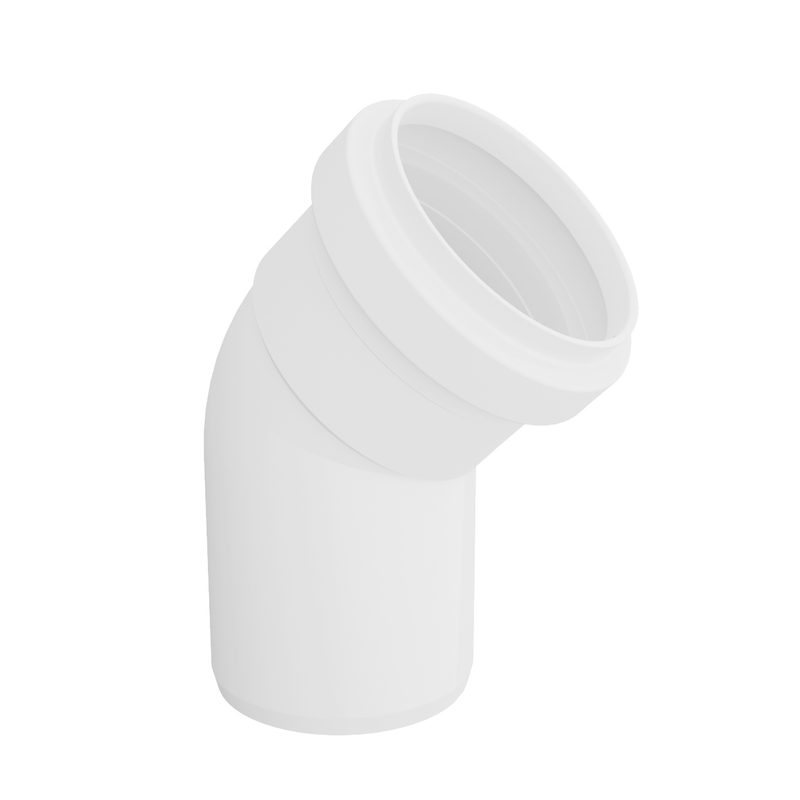 Joelho Tigre Esgoto PVC 45° 75 mm