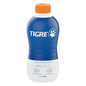 Adesivo Plástico Tigre P/ PVC Incolor 850 g