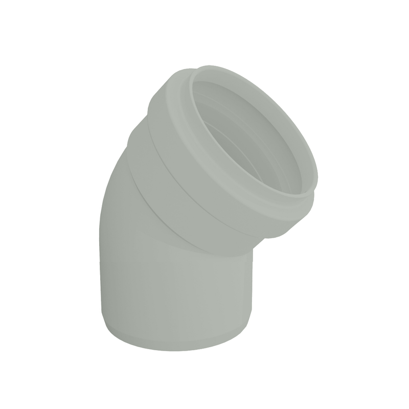 Joelho Tigre Esgoto Série R 45° 75 mm