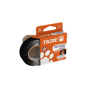 Fita Tigre Isolante Performance Preta 10 M