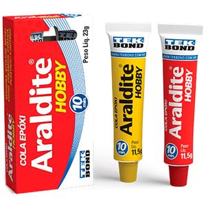 Adesivo Epóxi Tekbond Araldite Hobby 23 g