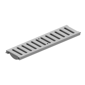 Grelha Tigre Piso 10 Toneladas 13 x 50 Cm Cinza