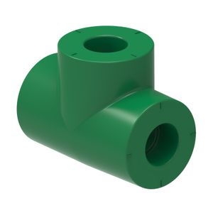 Tê Tigre Redução Central PPR 75 x 63 x 75 mm