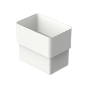 Acoplamento Tigre Retangular Aquapluv Style Branco