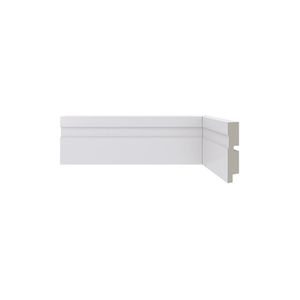 Rodapé Santa Luzia 456 2,4 M Poliestireno 7 Cm Branco