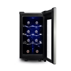 Adega Midea WBB082 1 Porta 8 Garrafas Inox/Preta 220 V