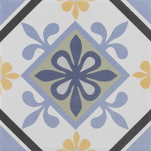 Azulejo Eliane Patchwork Ladrilho Acetinado Classe A 20 x 20 Cm