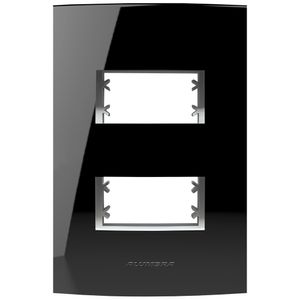 Placa Alumbra 85527 Inovapro Class 2 Módulos Separados 4' x 2' Black Piano