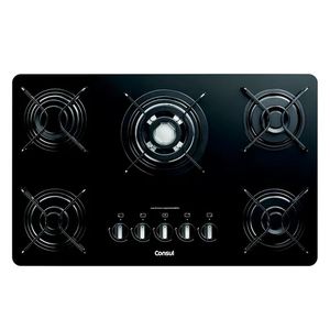 Cooktop Consul CDD75AEUNA 5 Bocas Preto Bivolt