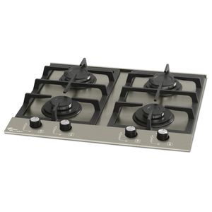 Cooktop Fischer 20874-51521 Platinium Prime Gás 4 Bocas Inox Bivolt
