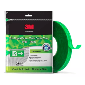 Fita 3M Dupla Face VHB 12 mm x 20 M