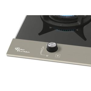 Cooktop Fischer 27348-60651 TC Platinium Gás 1 Boca Preto Bivolt