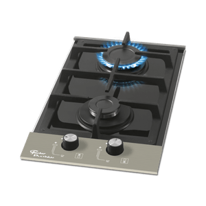 Cooktop Fischer 27349-60652 Platinium Gás 2 Bocas Preto Bivolt
