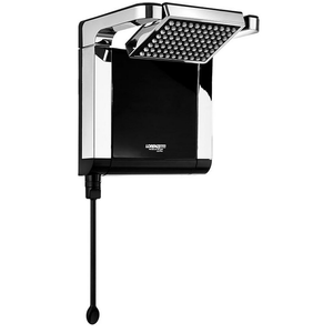 Ducha Lorenzetti Acqua Star Ultra Preta/Cromada 7800 W