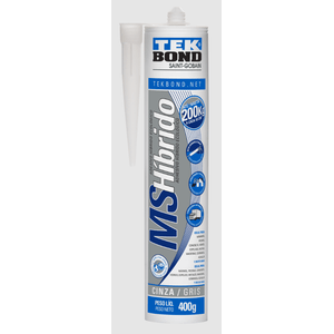 Adesivo Tekbond MS Híbrido Cinza 400 g