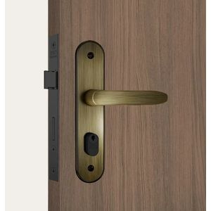 Fechadura Stam 804/11 Com Espelho Externa Antique