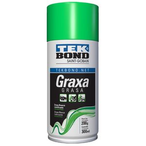 Graxa Branca Tekbond Lubrificante 300 ml / 200 g