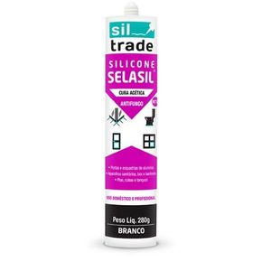 Silicone Sil Trade Selasil Cura Acética Incolor 280 g