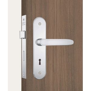Fechadura Stam 814/11 Com Espelho Interna Inox