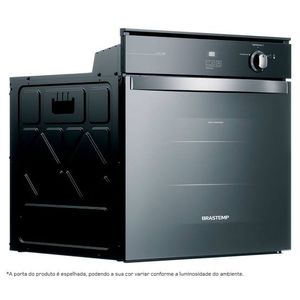 Forno Brastemp BOA84ARRNA Gás Embutir 78 L Inox/Espelhado 220 V