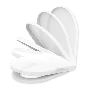 Assento Sanitário Tupan PP Soft Close Luna Speciale Branco Gelo