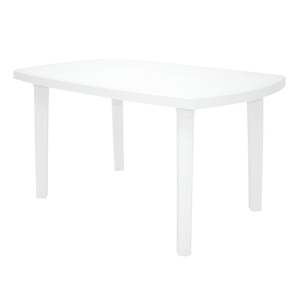 Mesa Tramontina Retangular Camburiú Basic 92302 Branca