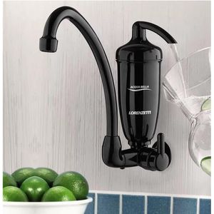 Purificador Lorenzetti Acqua Bella Parede C/ Torneira Preto