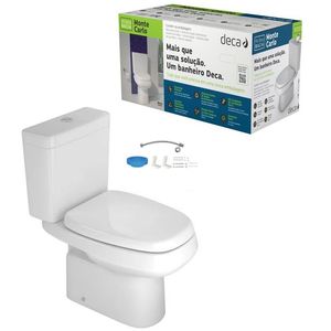 Kit Deca Bacia/Caixa e Acessórios Monte Carlo KP.808 Branco