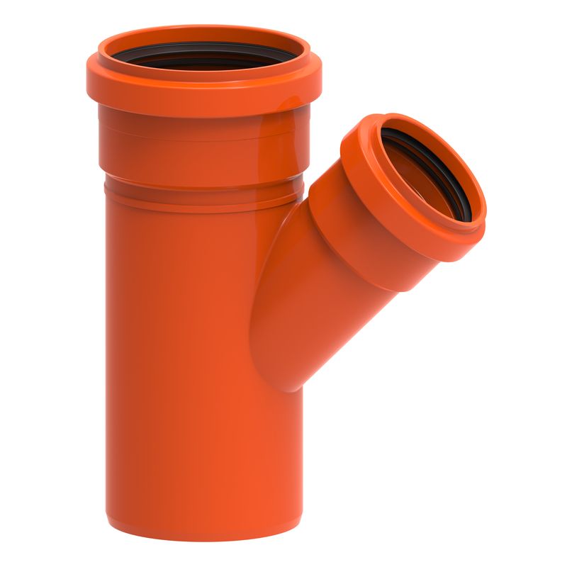 Junção Tigre Simples Esgoto Redux 100 x 75 mm