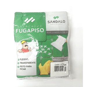 Espaçador Sândalo Fugapiso Flexível Transparente 5 mm 100 Peças