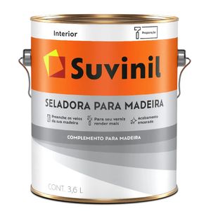 Seladora Suvinil P/ Madeira Incolor 3,6 L