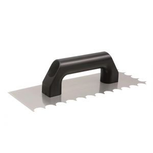 Desempenadeira Cortag 60961 de Aço Dentada (R10) Cabo Plástico