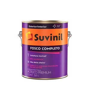 Tinta Suvinil Acrílico Premium Fosco Completo Algodão Egípcio 3,6 L