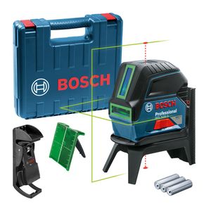 Nível Bosch GCL 2-15G Professional a Laser C/ Gancho e Maleta Verde