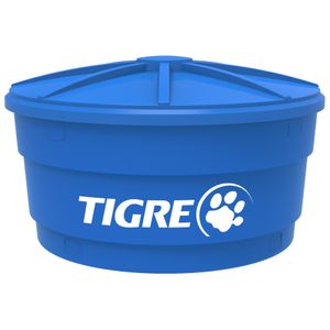 Caixa d'Água Tigre Redonda C/ Tampa 1500 L