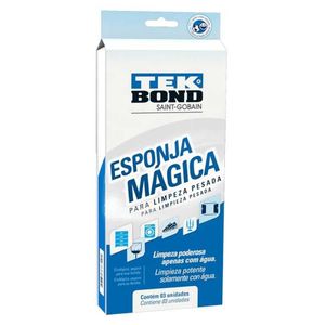 Esponja Tekbond Mágica Para Limpeza Pesada 3 Unidades