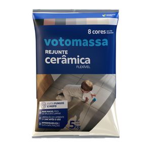 Rejunte Votomassa Cerâmica Flexível Bege 5 Kg