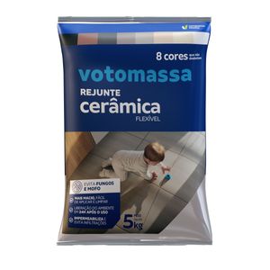Rejunte Votomassa Cerâmica Flexível Cinza Escuro 5 Kg