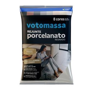 Rejunte Votomassa Porcelanato Cinza Platina 1 Kg