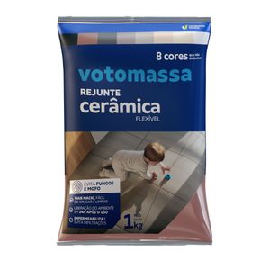 Rejunte Votomassa Cerâmica Flexível Marrom 1 Kg