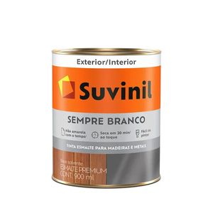 Tinta Suvinil Esmalte Premium Sempre Branco Brilhante 900 ml