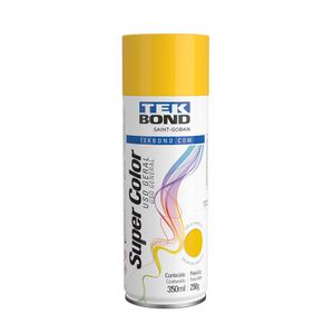 Tinta Tekbond Spray Supercolor Amarelo 350 ml / 250 g