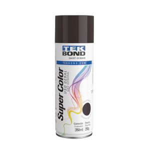 Tinta Tekbond Spray Supercolor Marrom 350 ml / 250 g