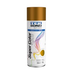 Tinta Tekbond Spray Supercolor Metálico Cobre 350 ml / 250 g