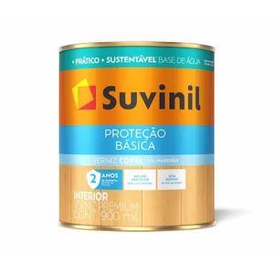 Verniz Suvinil Proteção Básica Brilhante Transparente 900 ml