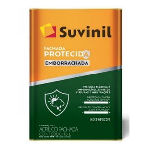 Tinta Suvinil Acrílico Fachada Protegida Emborrachada Fosco Branco Neve 18 L