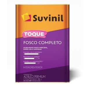 Tinta Suvinil Acrílico Premium Toque Fosco Completo Algodão Egípcio 18 L