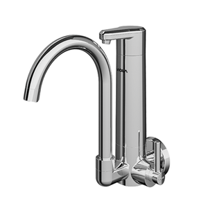 Torneira Viqua Com Purificador Lagune Vitalité Parede Bica Móvel P/ Cozinha Cromada
