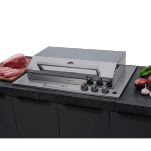 Churrasqueira Fischer 31200-83551 Cooktop Gás C/ Tampa Inox Bivolt